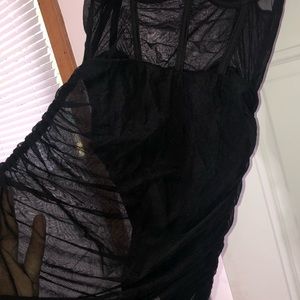 Black mesh dress✨